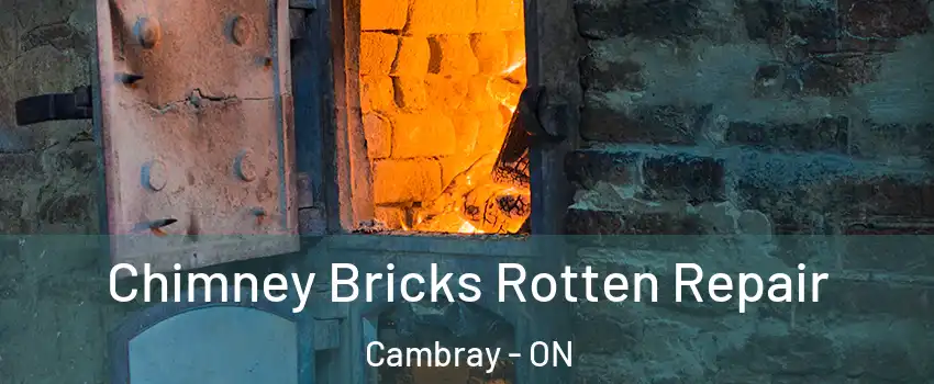  Chimney Bricks Rotten Repair Cambray - ON