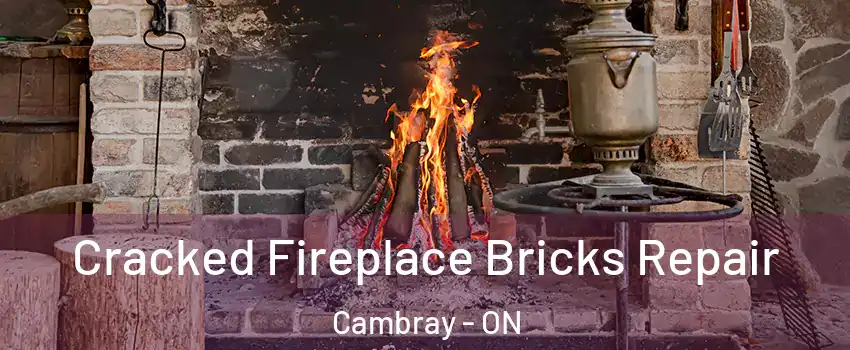  Cracked Fireplace Bricks Repair Cambray - ON
