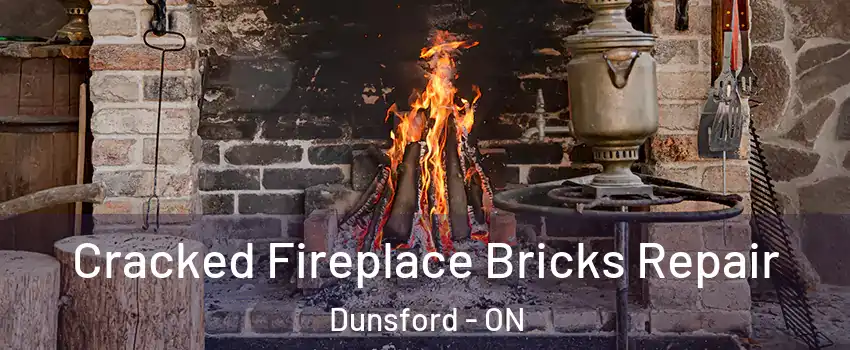  Cracked Fireplace Bricks Repair Dunsford - ON