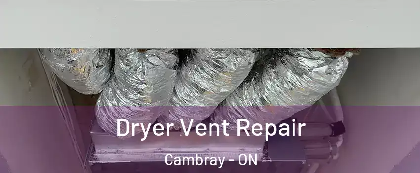  Dryer Vent Repair Cambray - ON