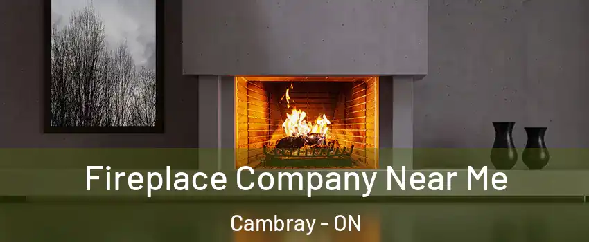  Fireplace Company Near Me Cambray - ON