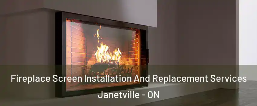 Fireplace Screen Installation And Replacement Services Janetville - ON