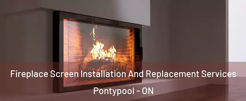 Fireplace Screen Installation And Replacement Services Pontypool - ON