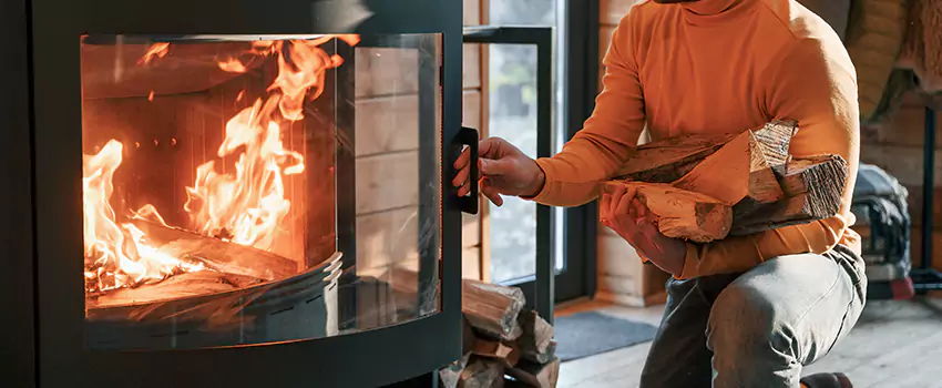 Residential Fireplace Ceramic Glass Installation in Bobcaygeon, ON
